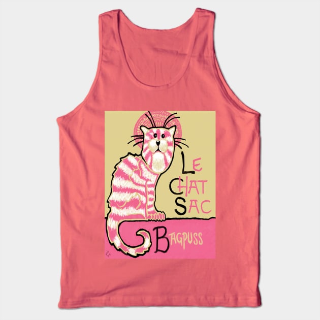 Le Chat Sac Tank Top by SlideRulesYou